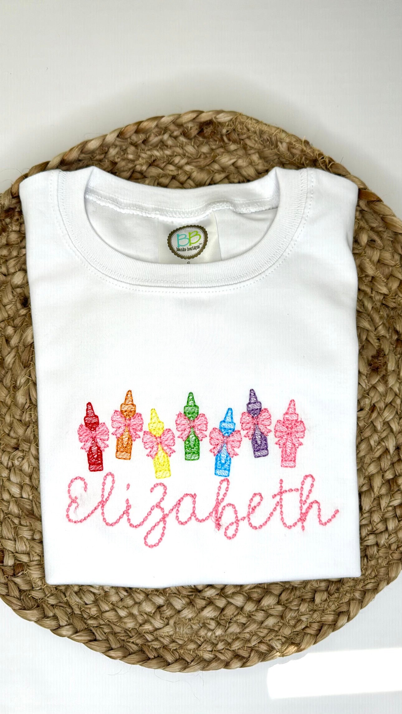 Bows Crayon Tee
