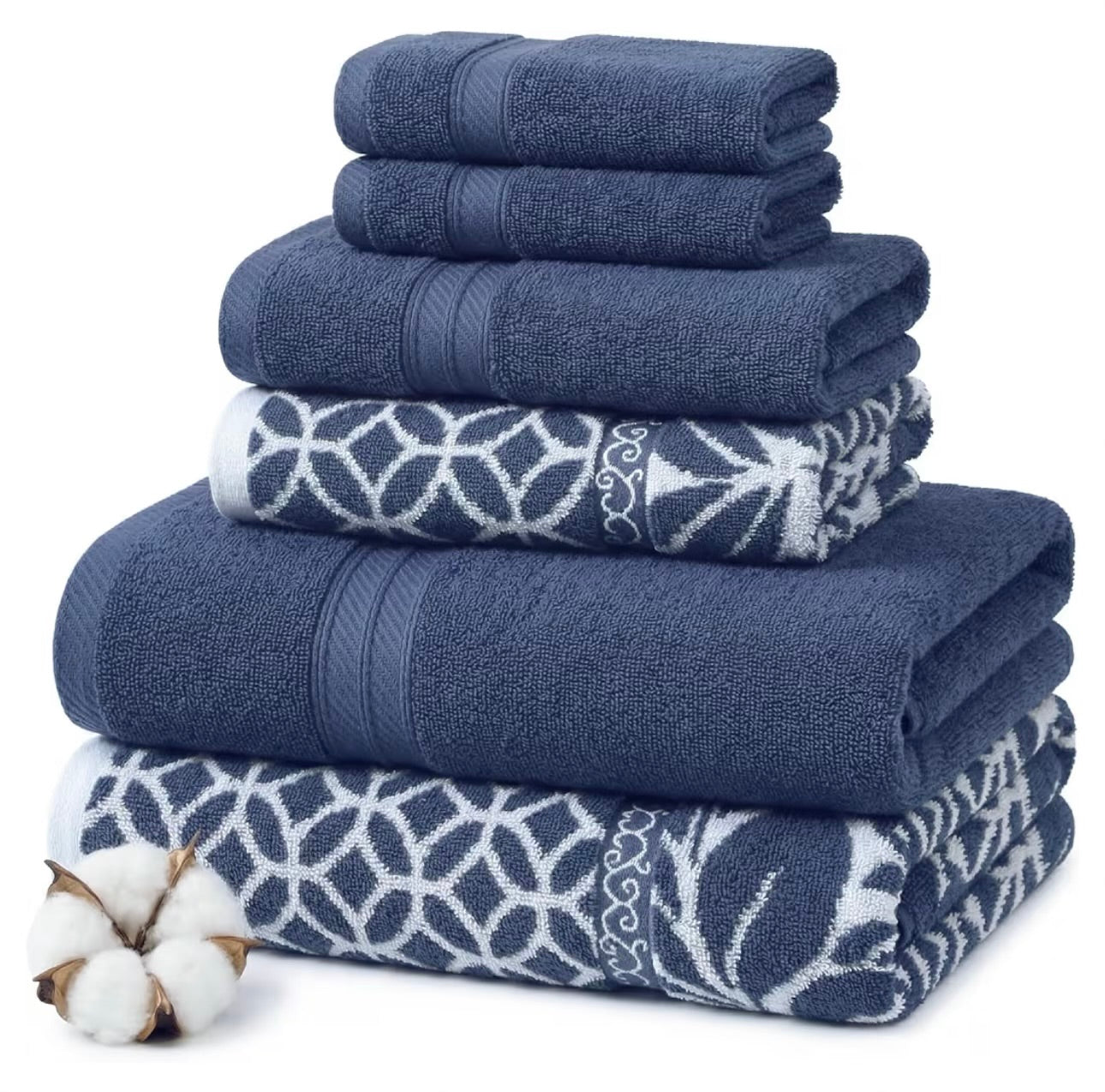 6 piece towel set