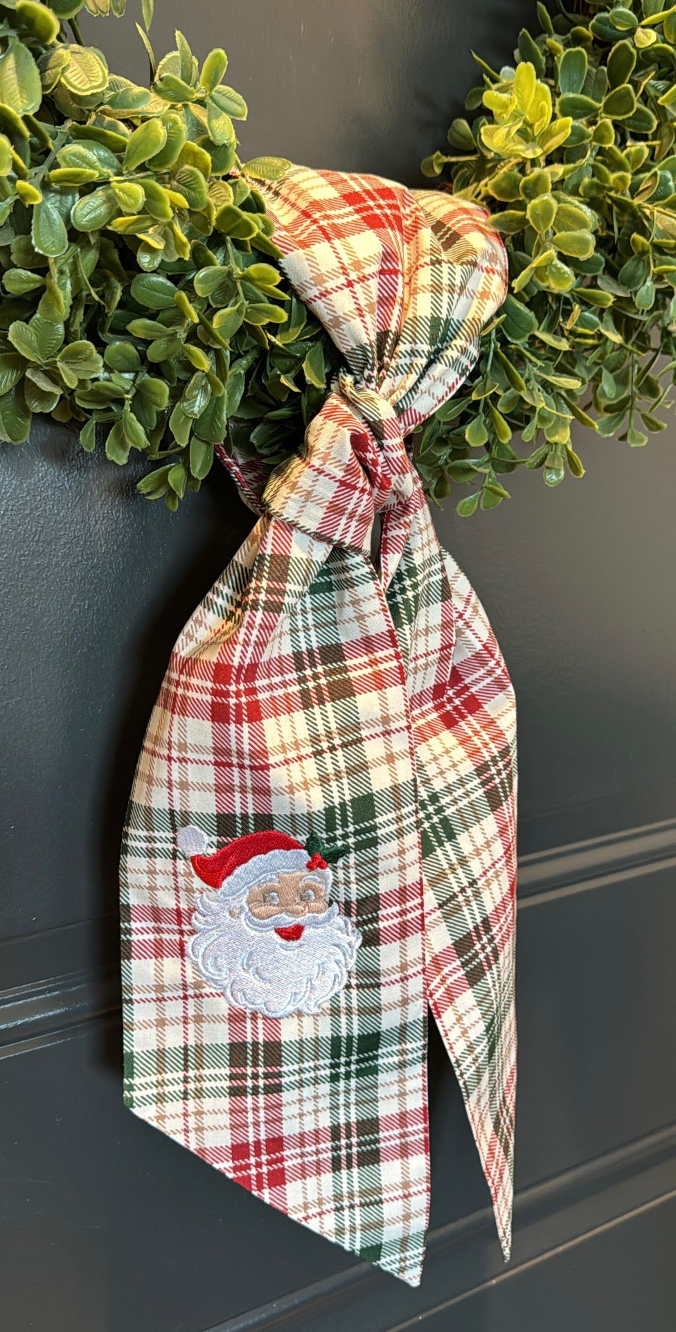 Plaid Santa Claus