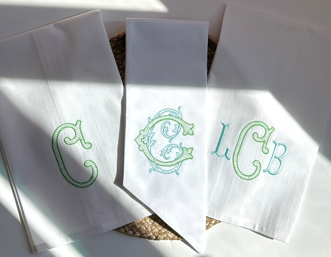 Wreath Sash & Linen Towel Set