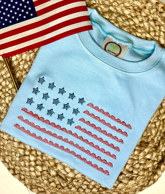 Kids American Flag Tee