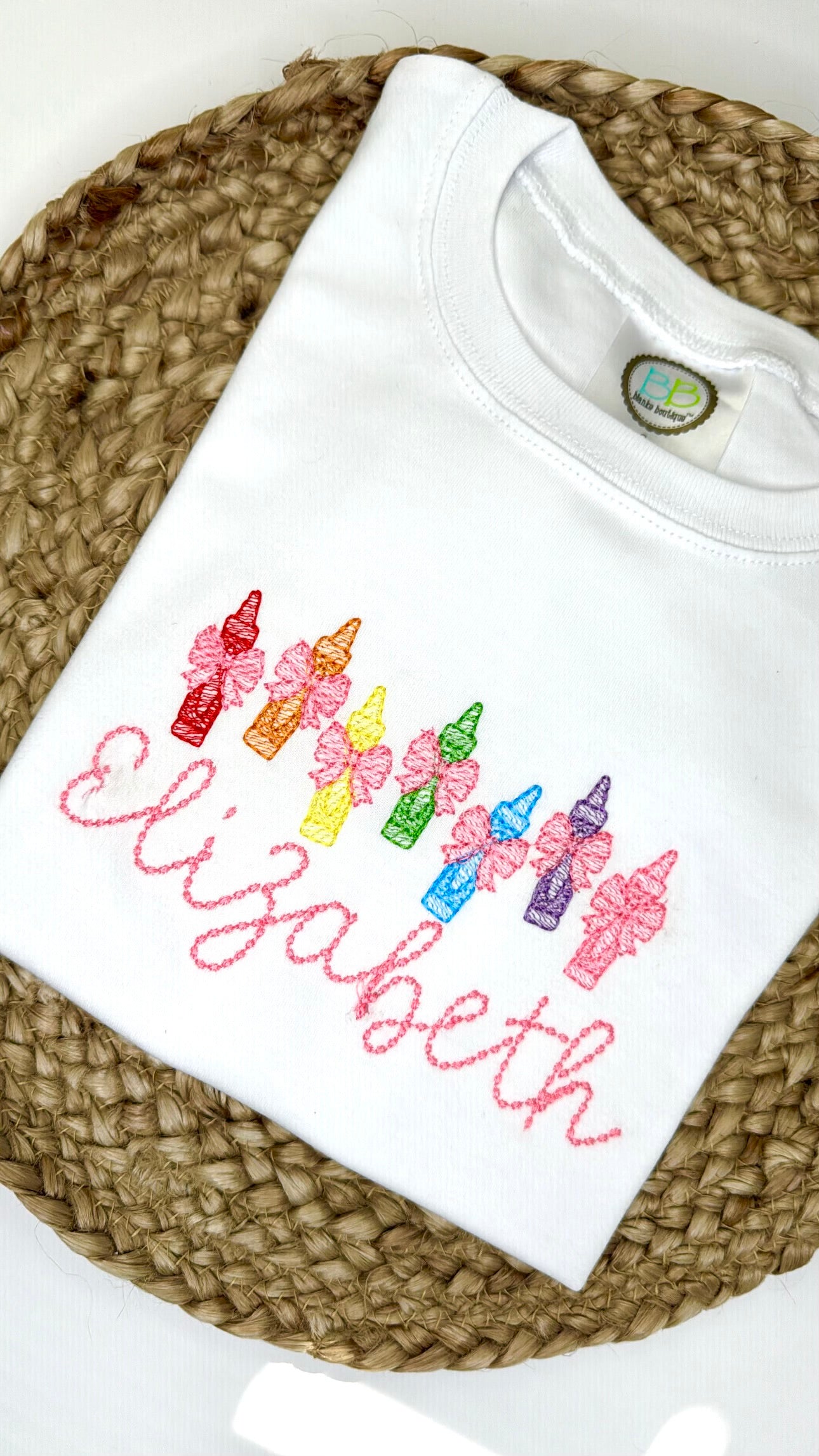 Bows Crayon Tee