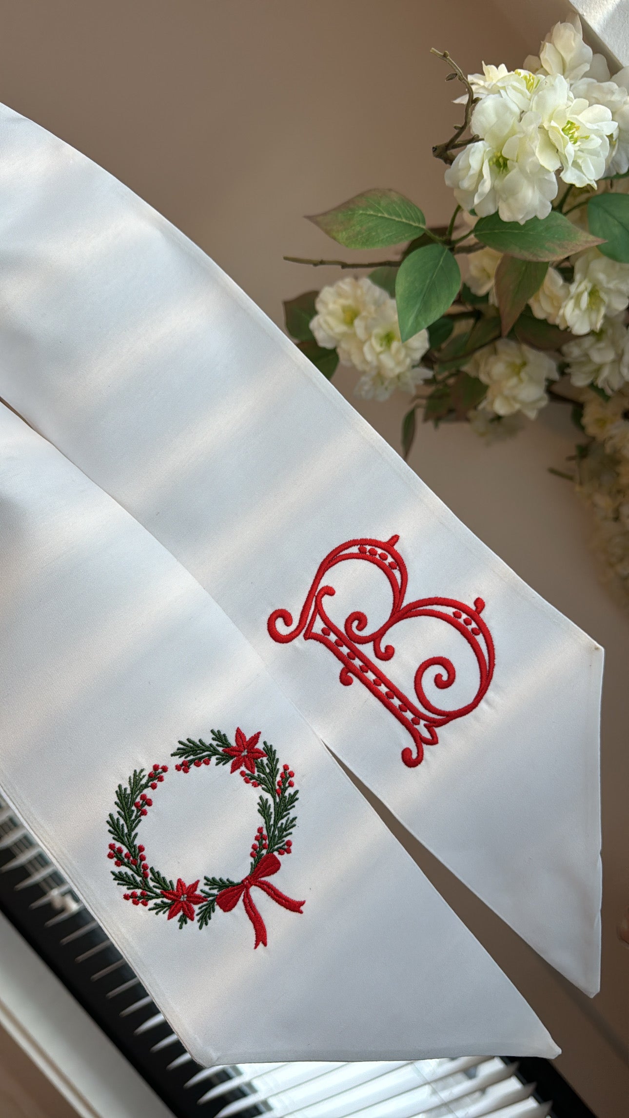 Wreath & initial