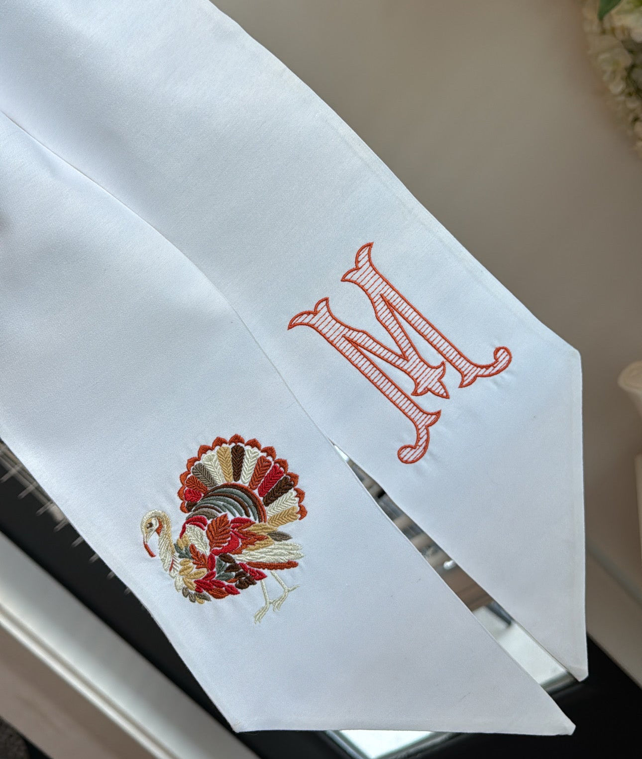 Turkey & striped initial