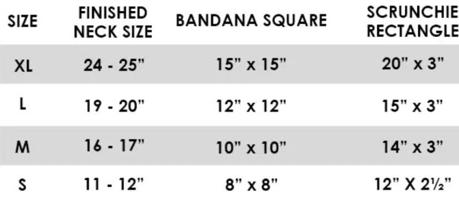 Scrunchie Dog Bandannas