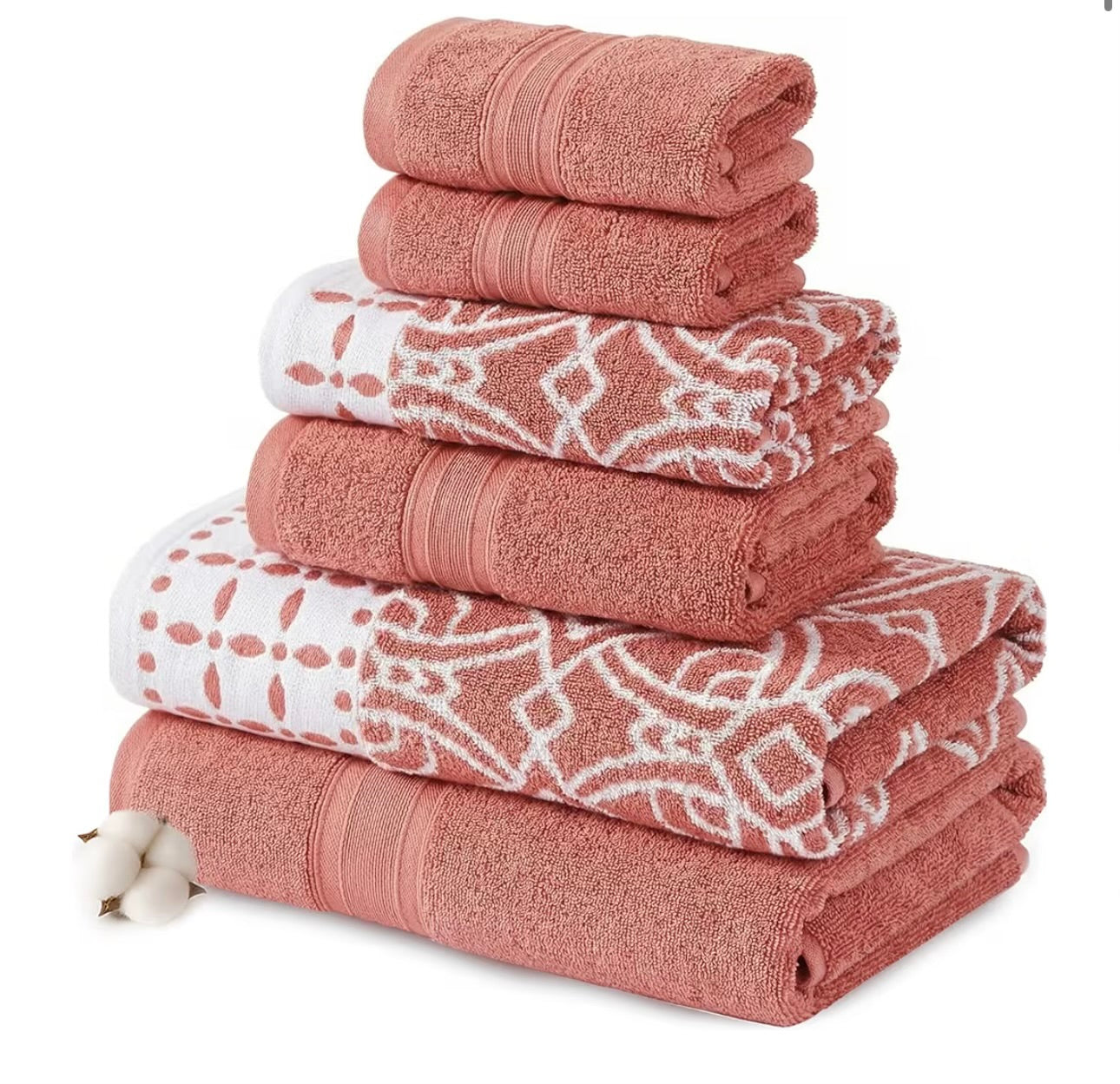 6 piece towel set