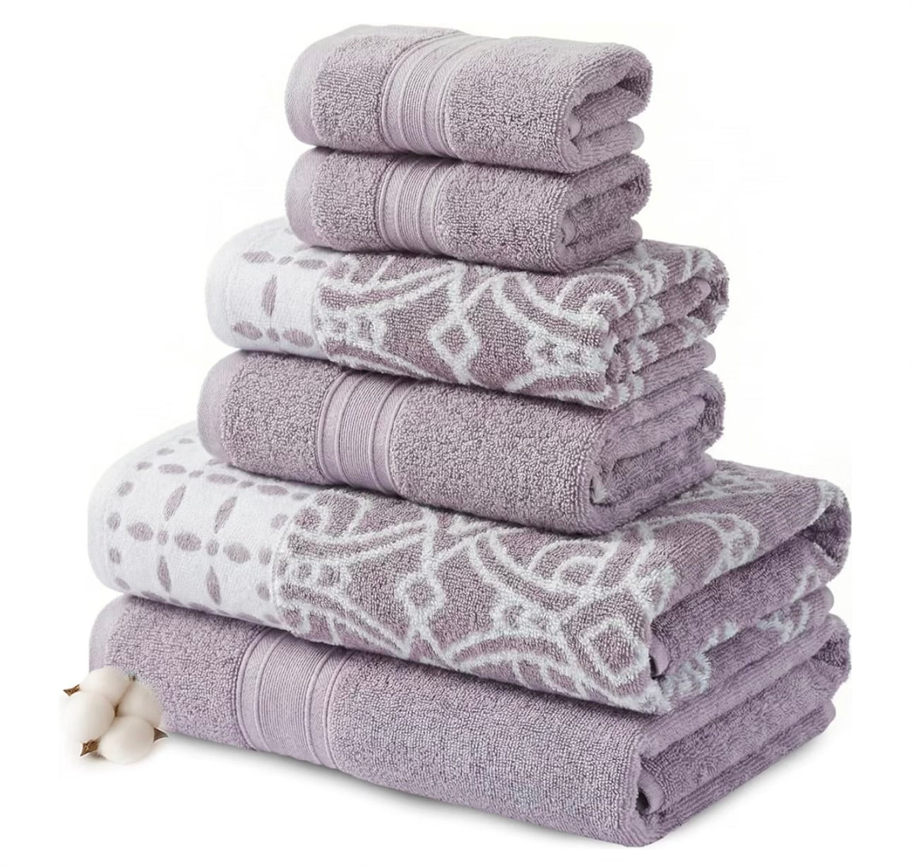6 piece towel set