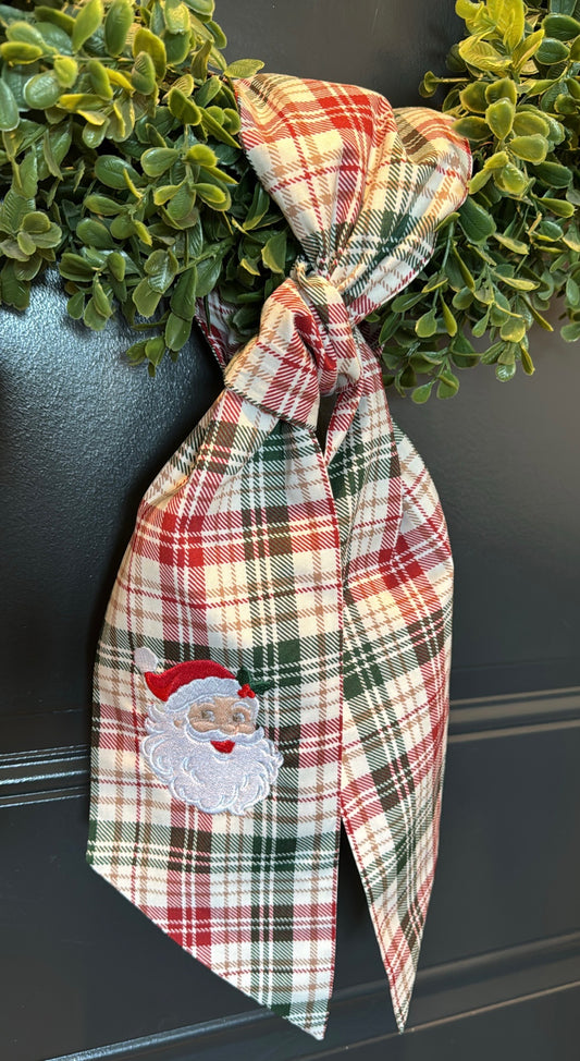 Plaid Santa Claus