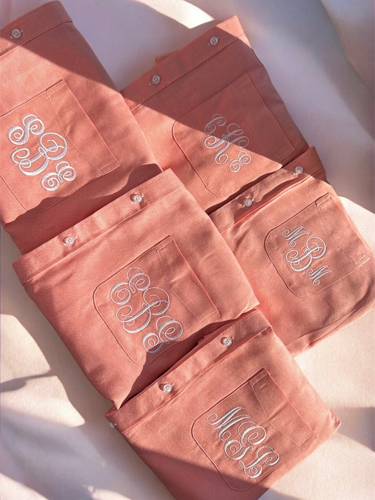 Monogrammed Button-Up w/Pocket